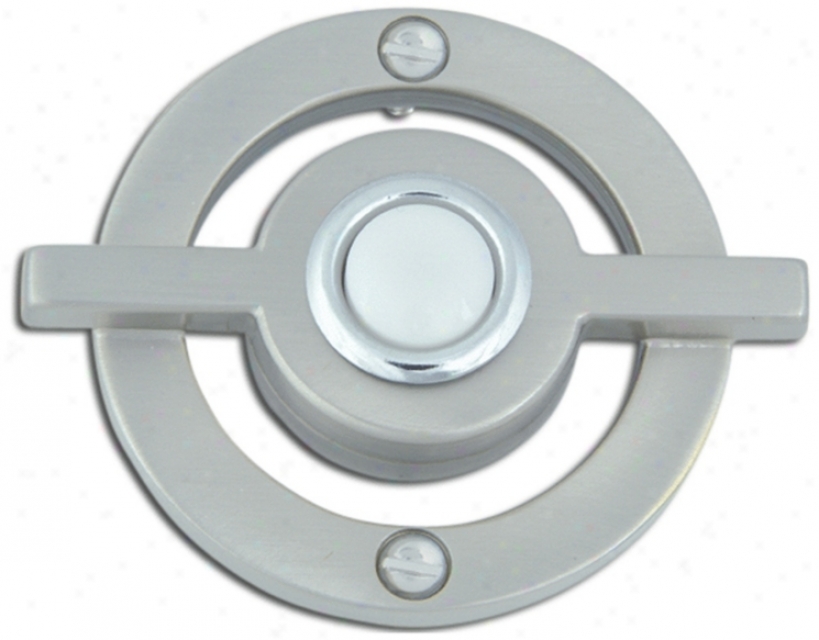 Avalon Brushed Nickel Finish Door Bell (p2220)