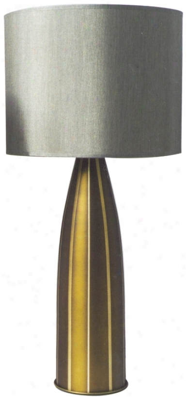 Babette Holland Large Val Striped Table Lamp (96933)