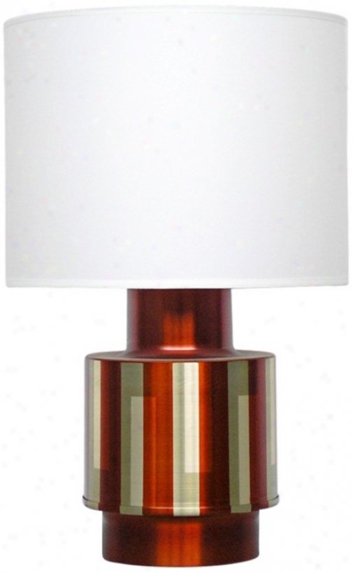 Babette Holland Michelle Autumn Shadow Modern Table Lamp (v5498)