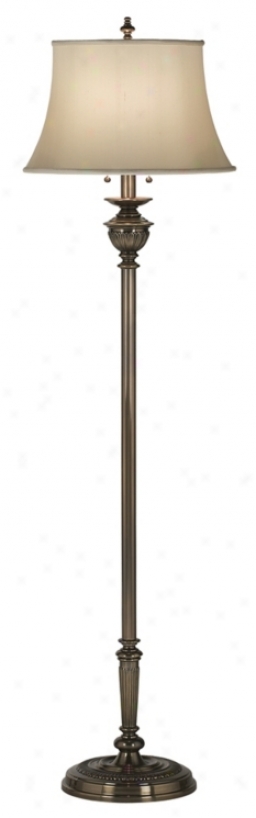 Bakarat&#8482; Collection Antique Brass Floor Lamp (94929)