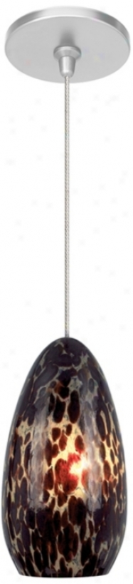 Banja Dark Amber With Sayin Nickel Fusion Jack Mini Pendant (m9269-47250)