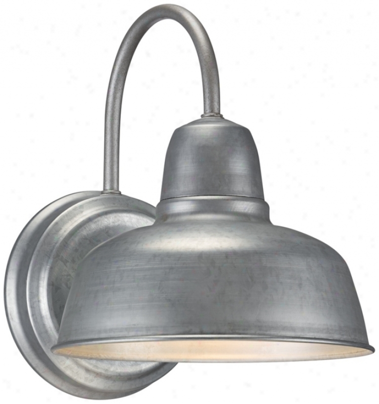 Barn Wall Urban Galvanized Outdoor Wall Sconce (w4595)