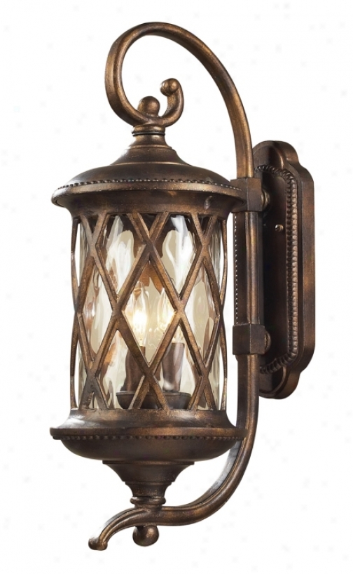 Barrington Gate 24" High Flourish Arm Outdoor Wall Light (20739)