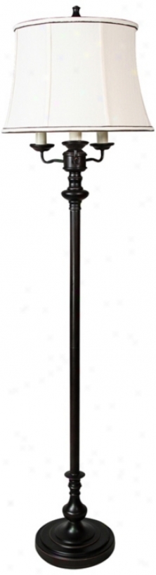 Barton Bronze 4-light Floor Lamp (v2092)