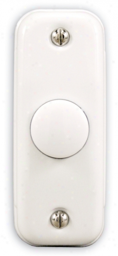 Basic Series Whte Finish In the opinion of White Round Doorbell Button (k6309)