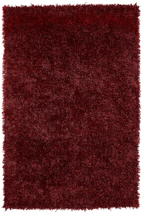 Belize Bz100 Red 109 8'x10' Shag Area Rug (y4239)