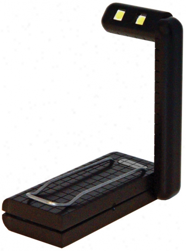 Black 2 Led 3" High Book Ligh t(t4119)