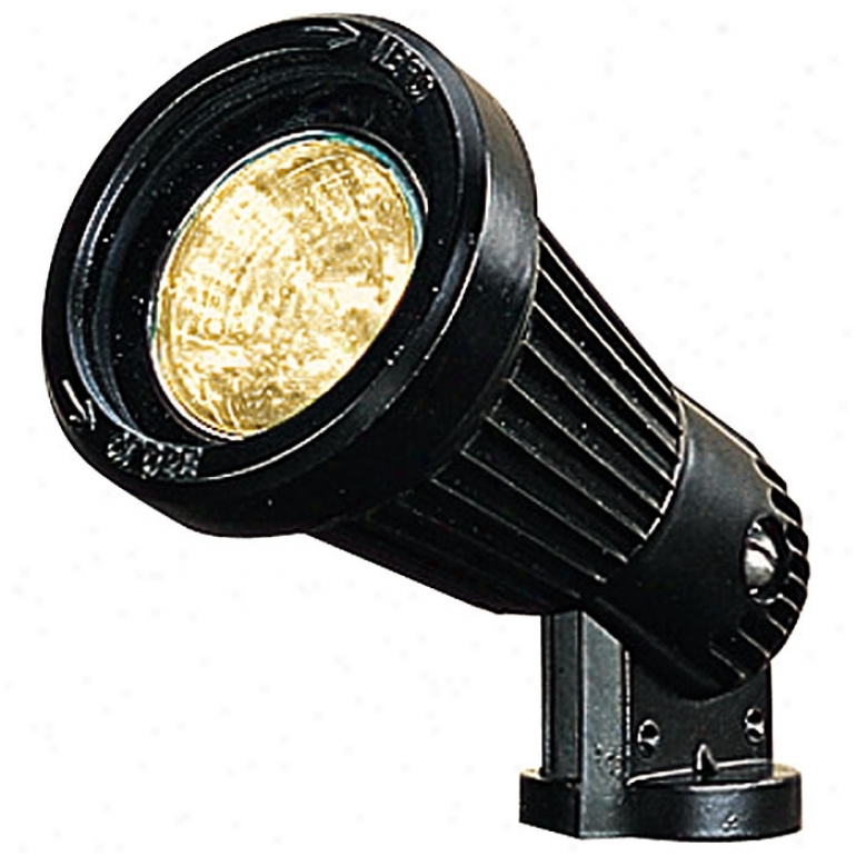 Black 6" High Low Voltage Landscape Spot Light (80148)