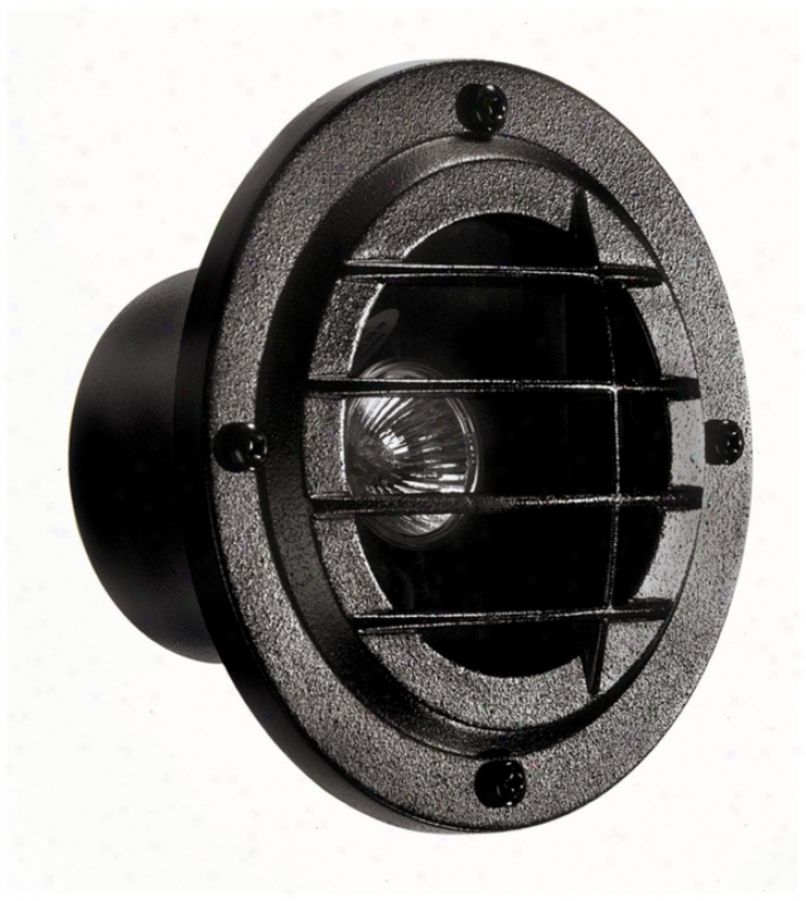 Black Finish 50 Watt Outdoor Spot Light (r1074)