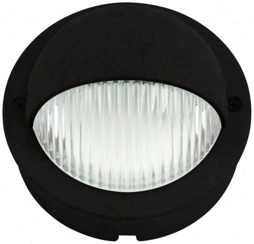 Black Finush Led 4" Wide Deck Light (t5692)