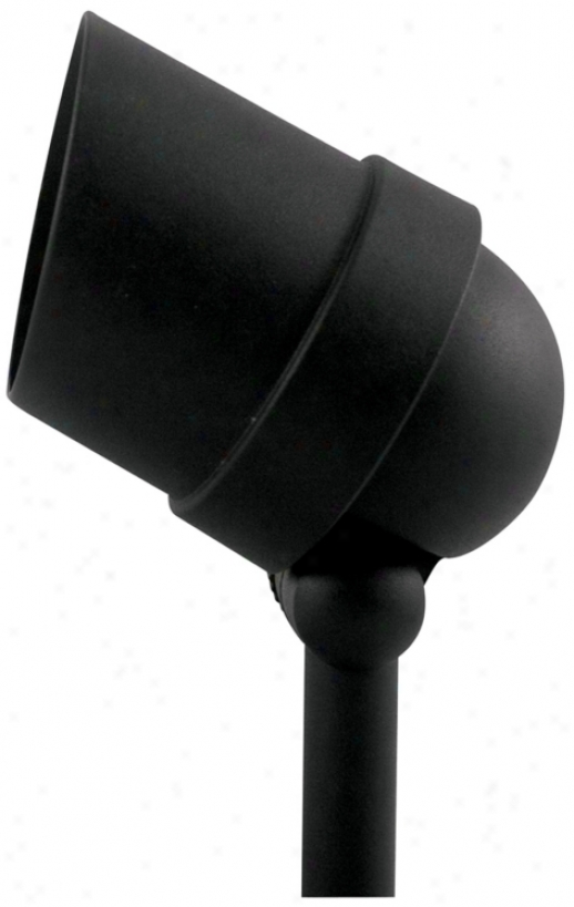 Black Cucullate 50 Watt Ourdoor Spot Light (r1068)