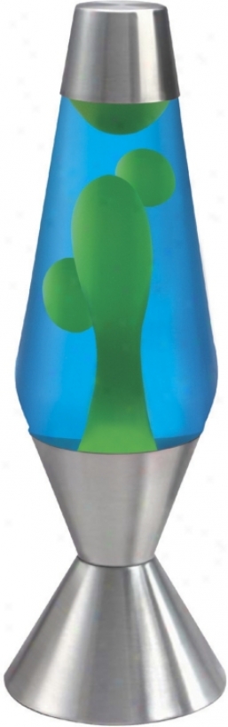 Blue And Yellow Laege Lava Lamp (61036)