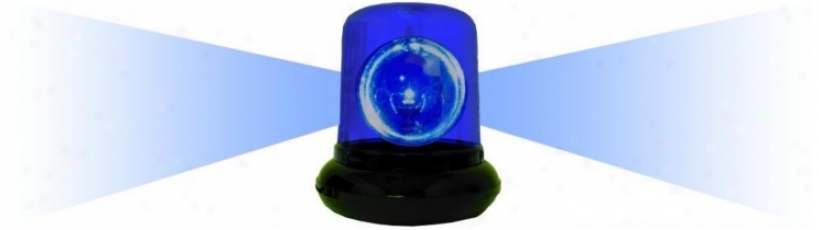 Blue Spinning Pollice Beacon Light (k3021)