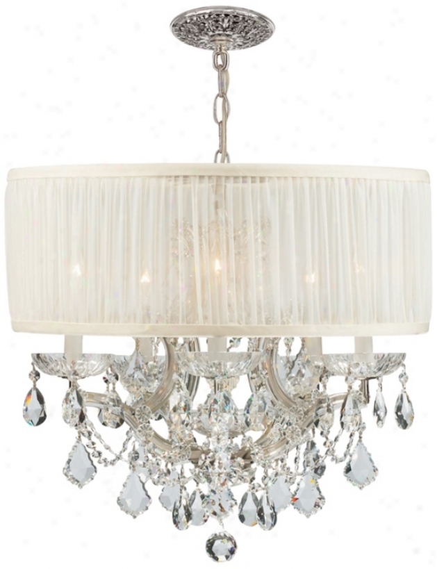 Brentwood Collection Chrome 6-light Crystal Chandelier (7l092)