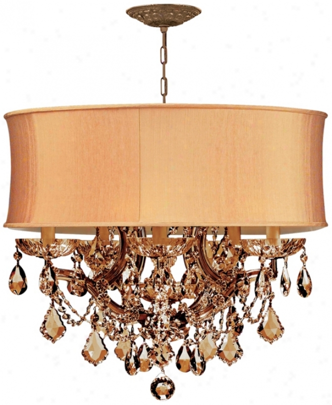 Brentwood Collection Harvest Gold 6-light Crystal Chandelier (k4931)