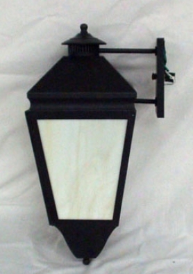 Bronze Finish Honey Glass Exterior Wall Lantern (59970)