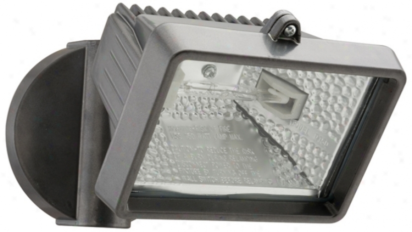 Bronze Mini Single Head Halogen Outdoor Flood Wall Illuminate (h9566)