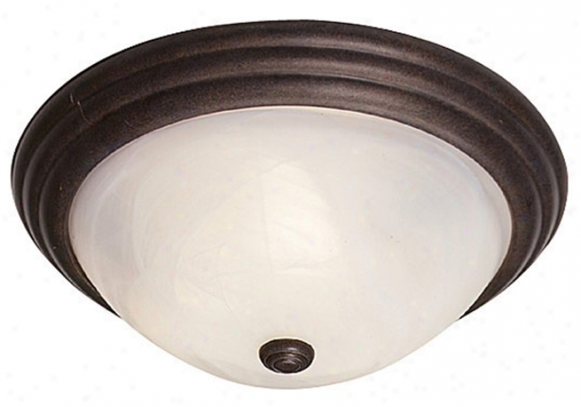 Bronze Ring 11" Wide Ceiling Light Fixture (12548)