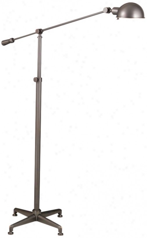 Buchanan Induustrial Style Bronze Adjustable Floor Lamp (u9399)