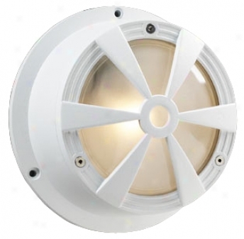 Bllseye White Finish 7 1/2" High Outdoor Wall Light (h4548)