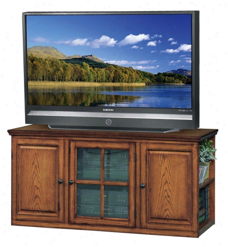 Burnished Oak 52" Wide Television Console (m9365)