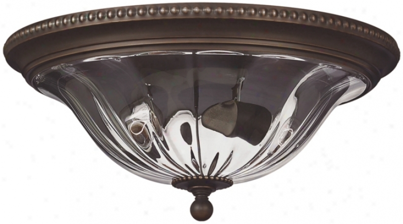 Cambridge Collection Bronze 16 1/4" Wide Ceilin Light (49384)