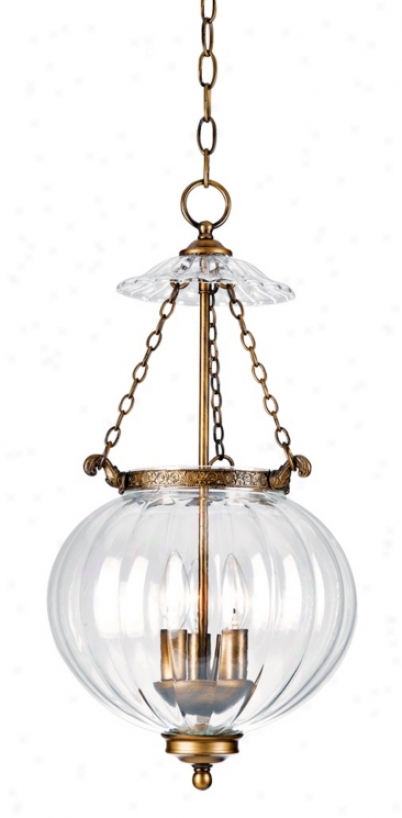 Camden Accumulation Brass Finish Pendant Chandelier (g9152)