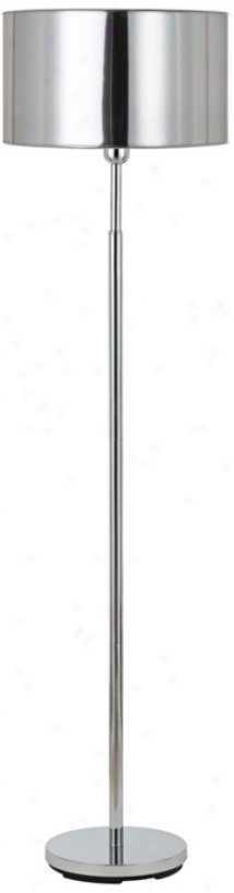 Cameron Chrome Floor Lamp (w1940)