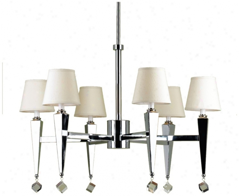 Candice Olson Margo Cream Shade 6-light Chandelier (k4693)