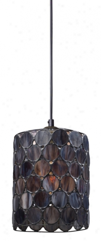 Capiza Coloection 7" Wide Pendant Chandelier (m5352)