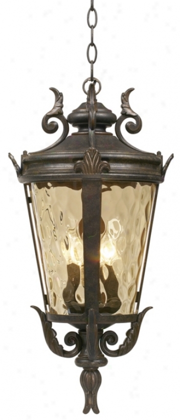 Casa Marseille&#8482; 23 3/4" High Bronze Hanging Light (61754)