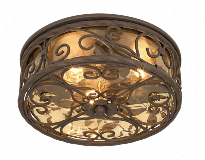 Casa Seville 12" Wide Indoor -outdoor Ceiling Light Fixture (51064)