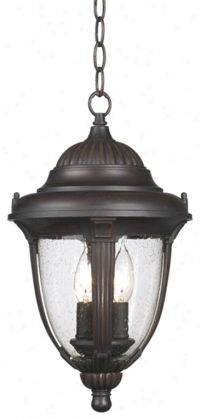 Casa Sierra&#8482; 16  1/2&#8221; High Outdoor Hanging Lantern (40137)