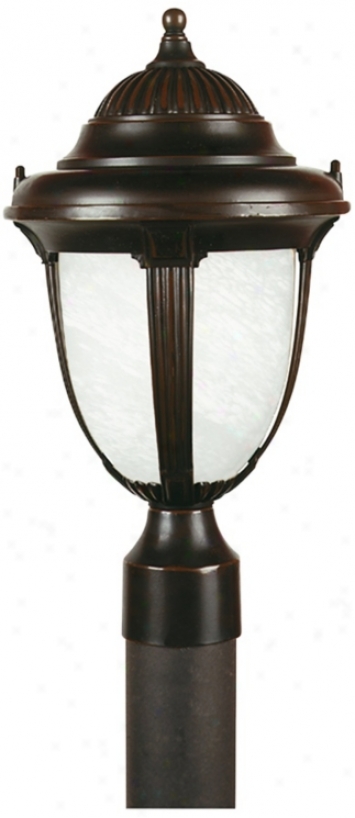 Casa Sorrento&#8482; 16 3/4" High Bronze Led Post Light (16455-w4099)