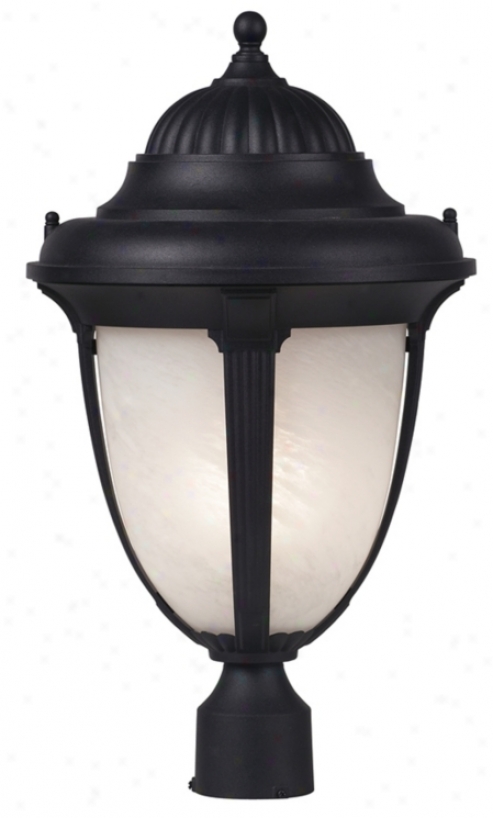 Casa Sorrento&#8482; 20 3/4" High Black Outfoor Post Light (90564)