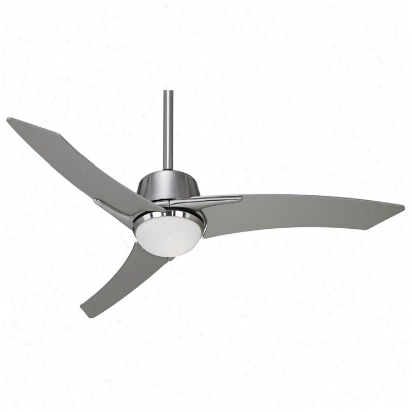 Casa Vieja Matrix 48" Brushed Nickel Ceiling Fan With Light (u9634)