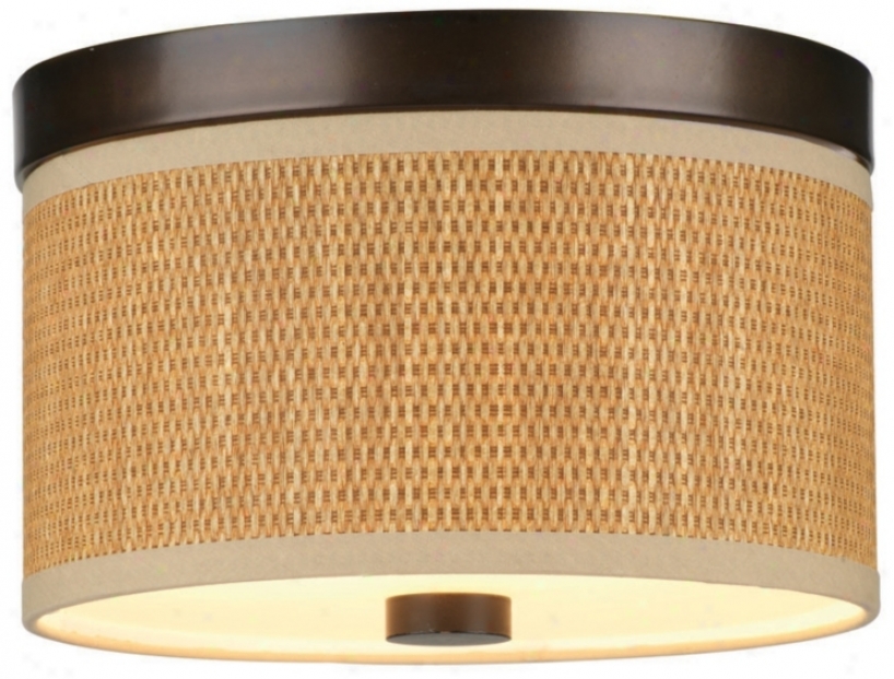 Cassandra Bronze Emergy Efficient 10 1/4" Wide Ceiliny Light( j9318)