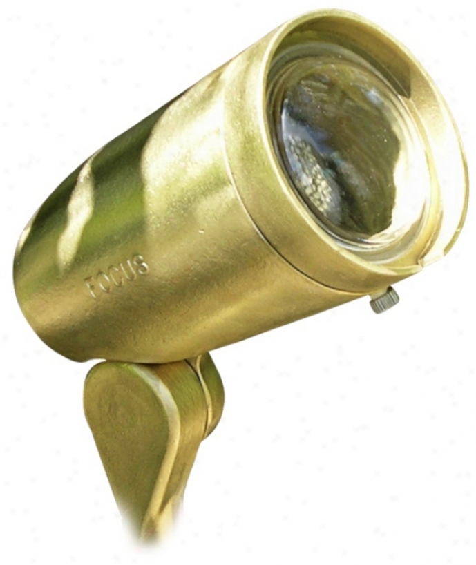 Cast Brass Bullet 4 3/4" Low Voltage Landscape Light (61478)