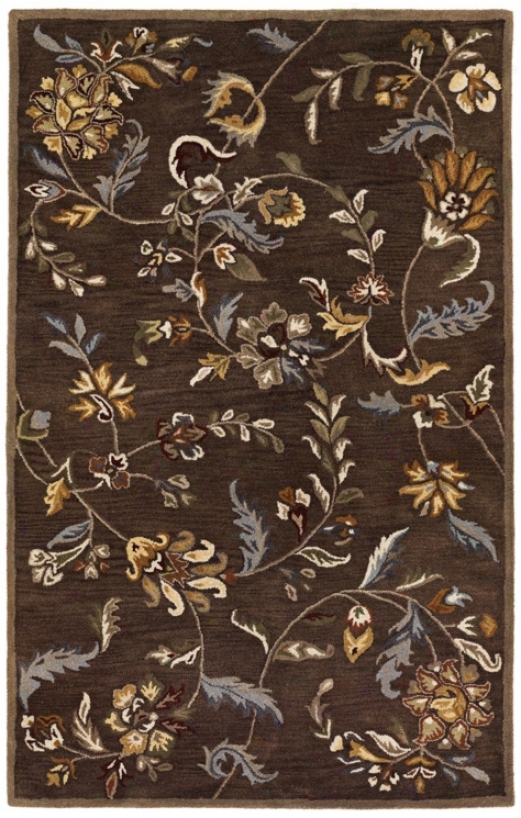 Castello 428 5'x8' Buckingham Load Floral Area Rug (y6707)