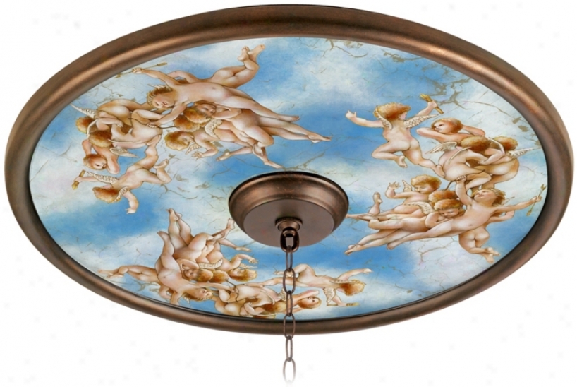 Celestial 24" Wide Bronze Finish Ceiling Medallion (02777-m8976)