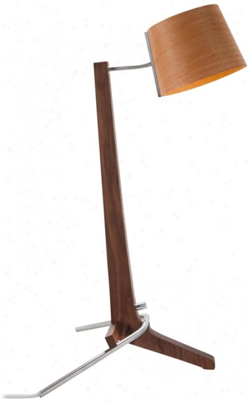 Cerno Silva Oiled Walnut And Beech Desk Lamp (x6738)