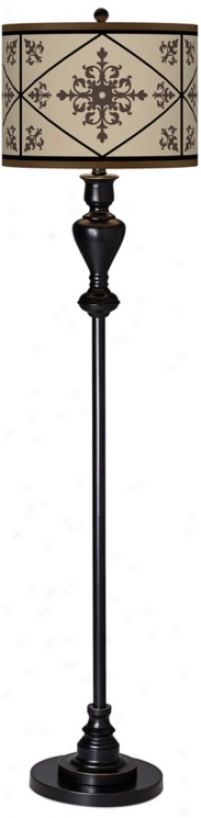 Chambly Giclee Glow Black Bronze Floor Lamp (e9956-x2898)