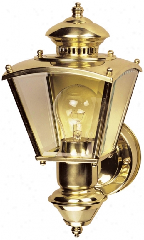 Charleston Coach Polishrd Brass Energy Star&#174; Exterior Light (h6934)