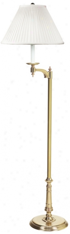 Chelsea Antique Brass Bridge Floor Lamp (h0274)