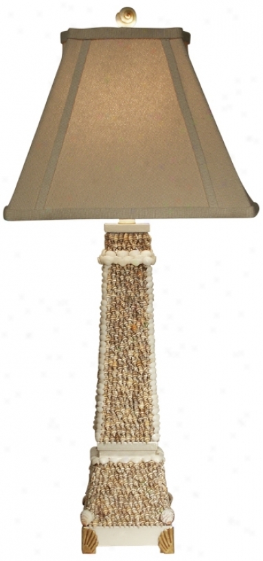 Christa Shell Table Lamp By The Natural Light (f9392)