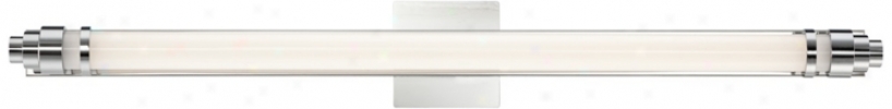 Chrome Ada Compliant 36 1/4" Wide Fluorescent Bath Light (u8707)