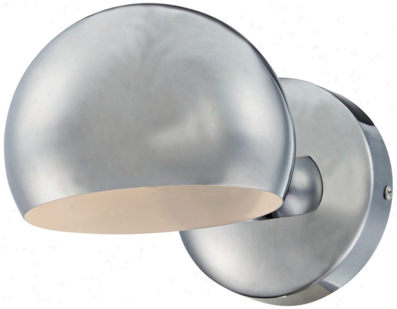 Chrome Dome 6" Wide Wall Sconce (u1422)