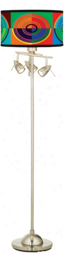 Circle Parade Giclee 4 Frivolous Floor Lamp (84019-87039)