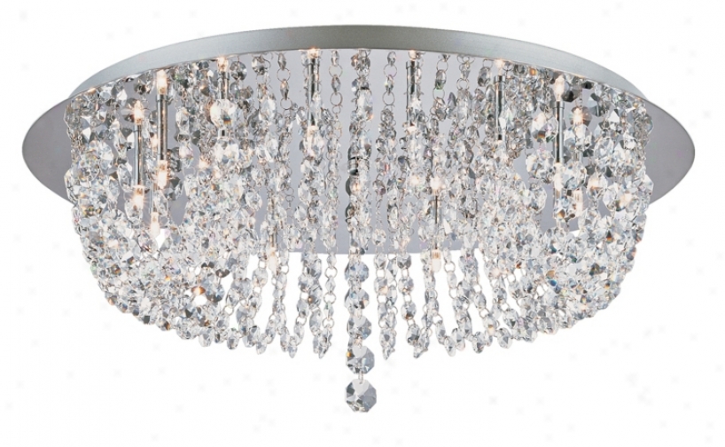 Circular Crytal Bracelet 23 3/4" Wide Ceiling Light (11472)