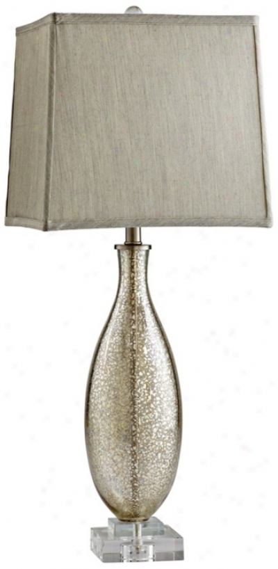 Coco Vase Shape Glass And Crystal Table Lamp (x6295)